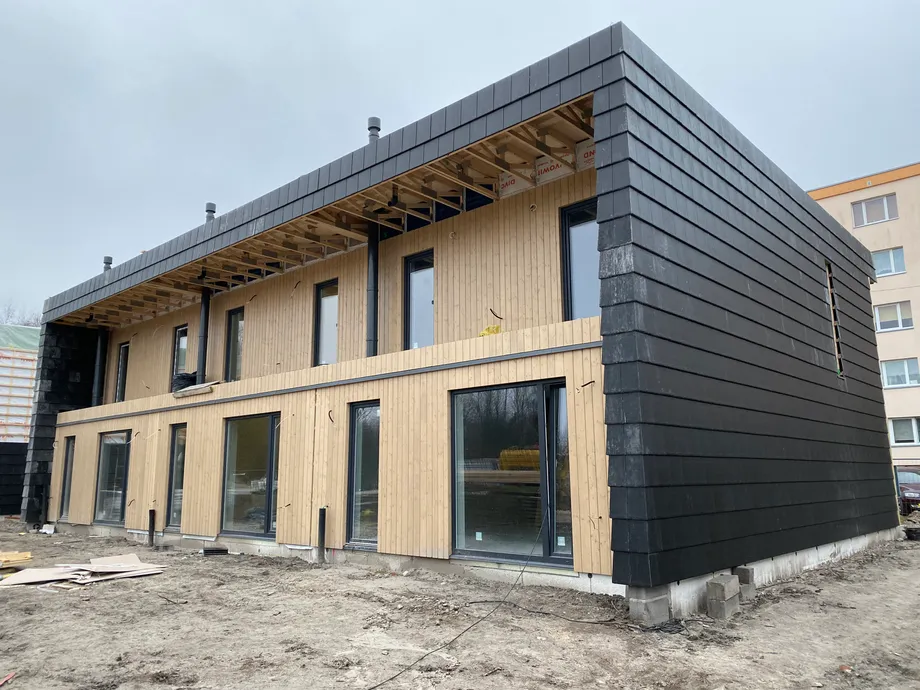 Katusekivide kasutamine fassaadikividena