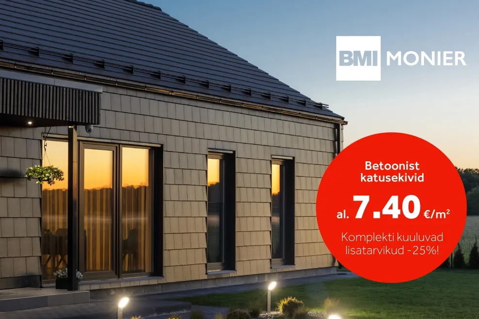 Sinu uus kivikatus al 7.40 €/m!
